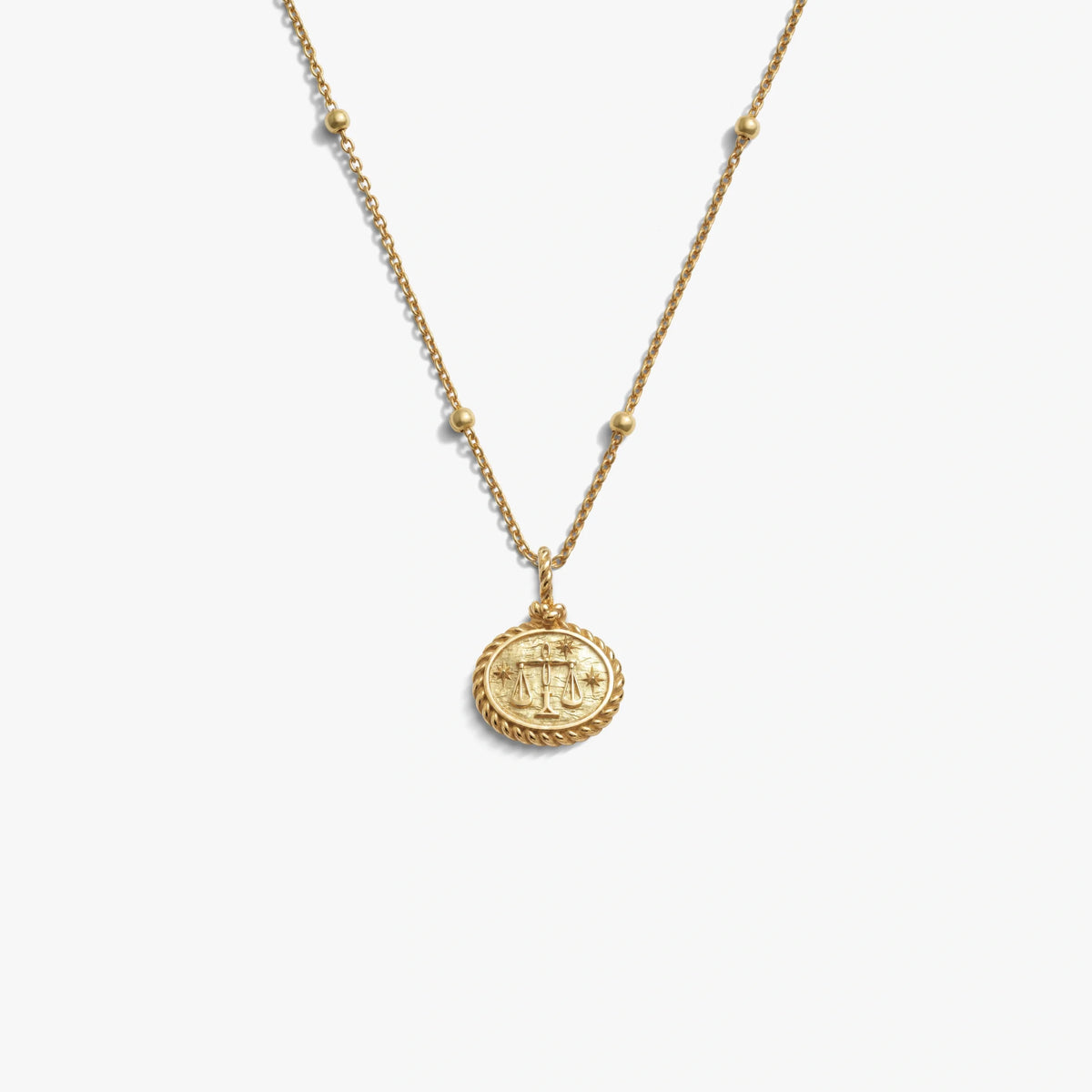 Libra Mini Gemstone Necklace
