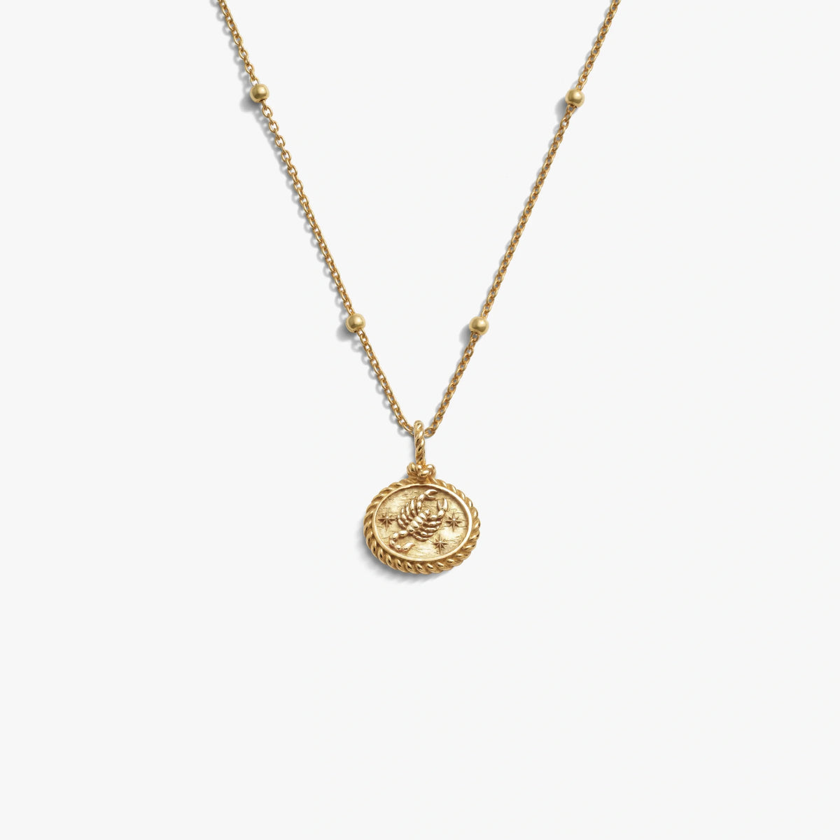Scorpio Mini Gemstone Necklace