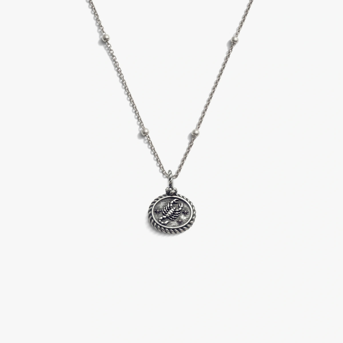 Scorpio Mini Gemstone Necklace
