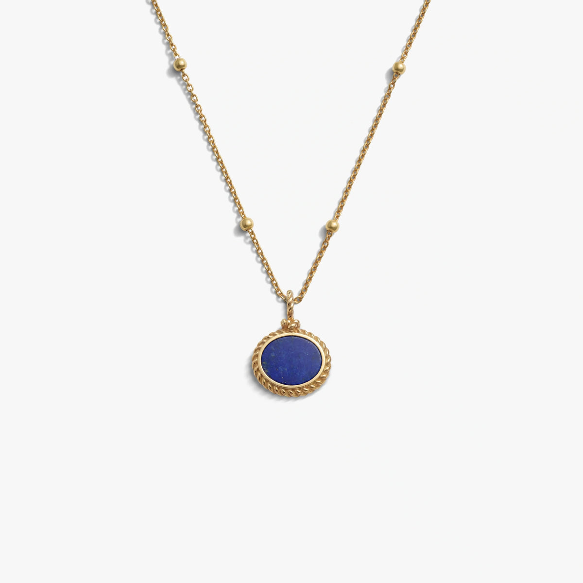 Pisces Mini Gemstone Necklace
