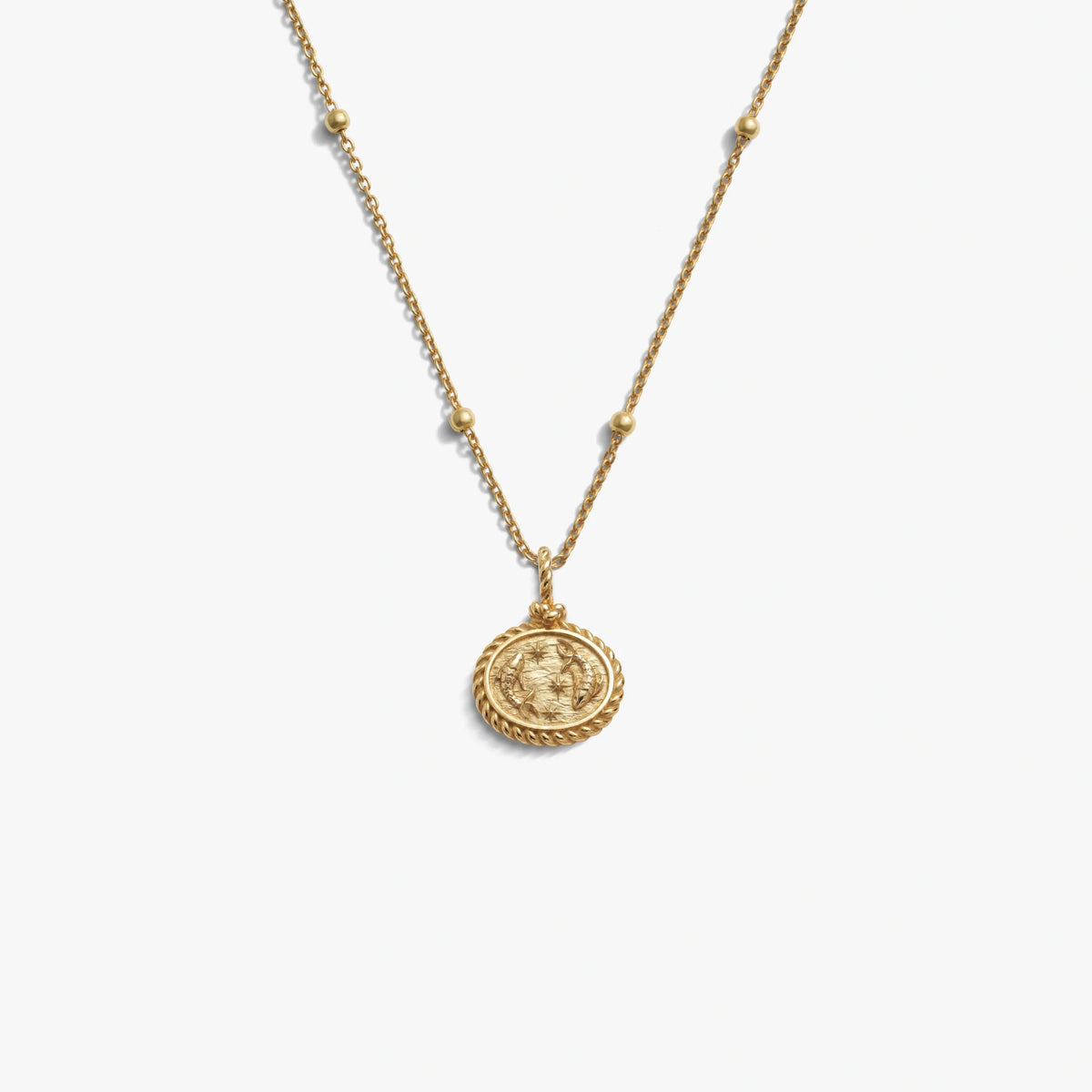 Pisces Mini Gemstone Necklace