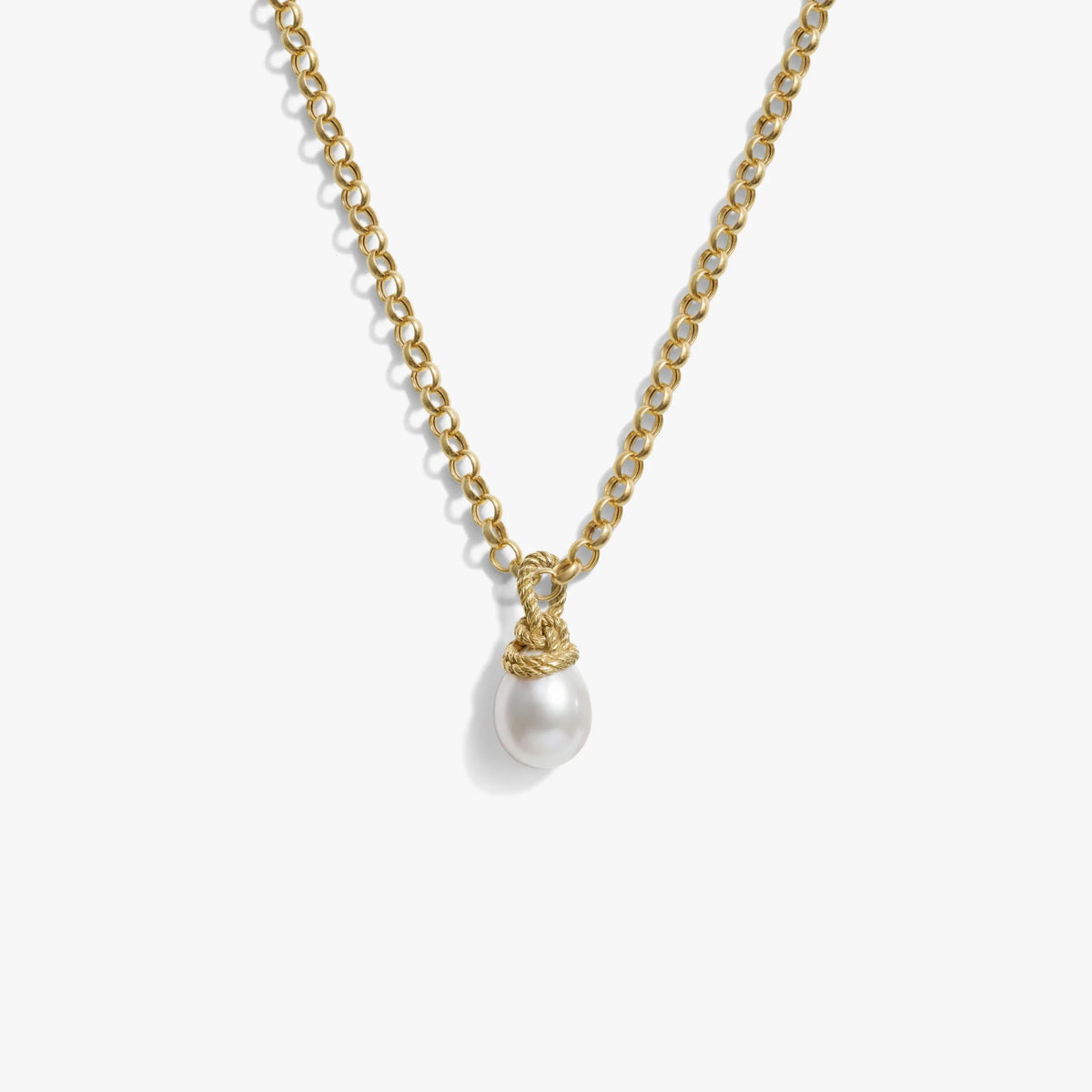 Adorned Pearl Necklace