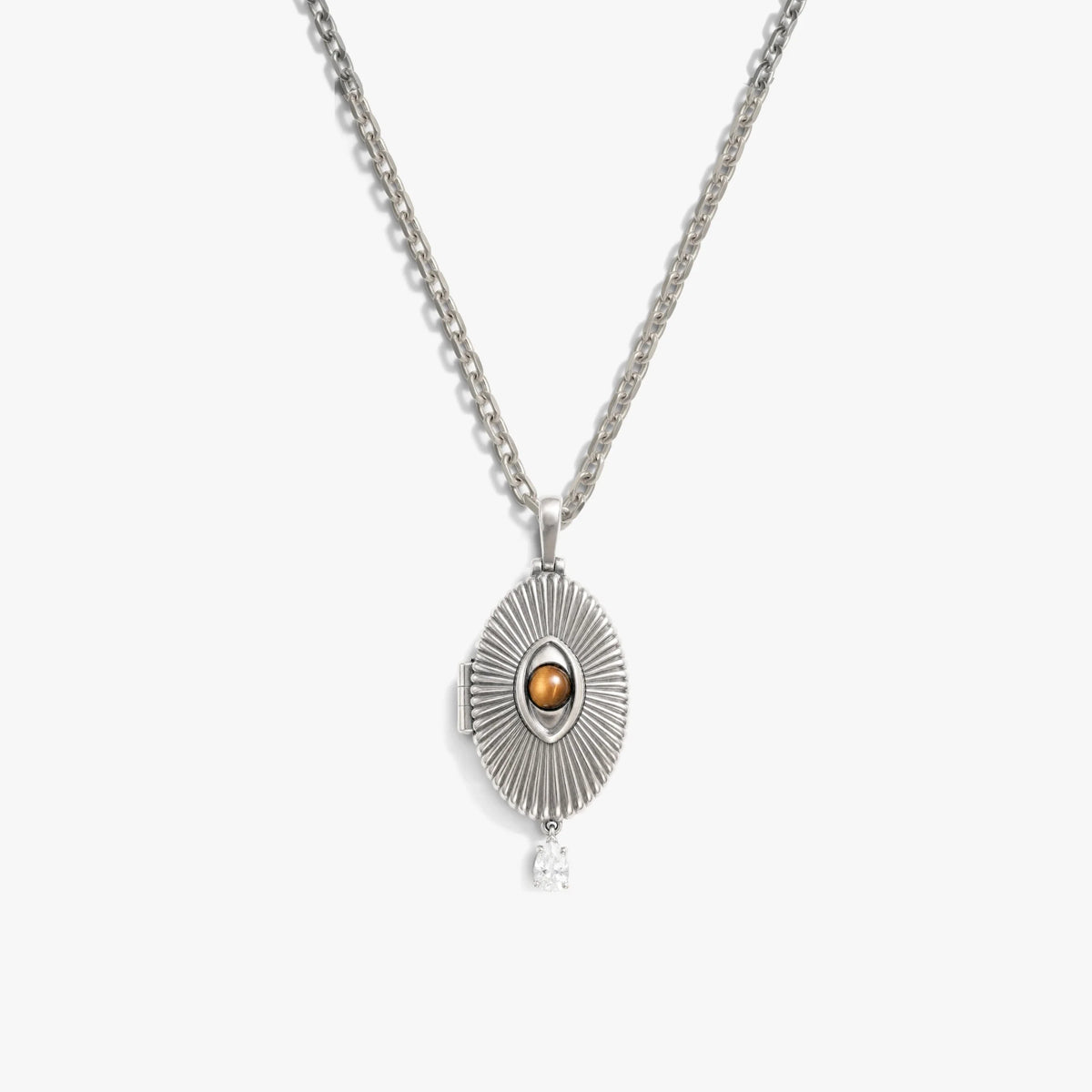 Lover's Eye Locket Necklace