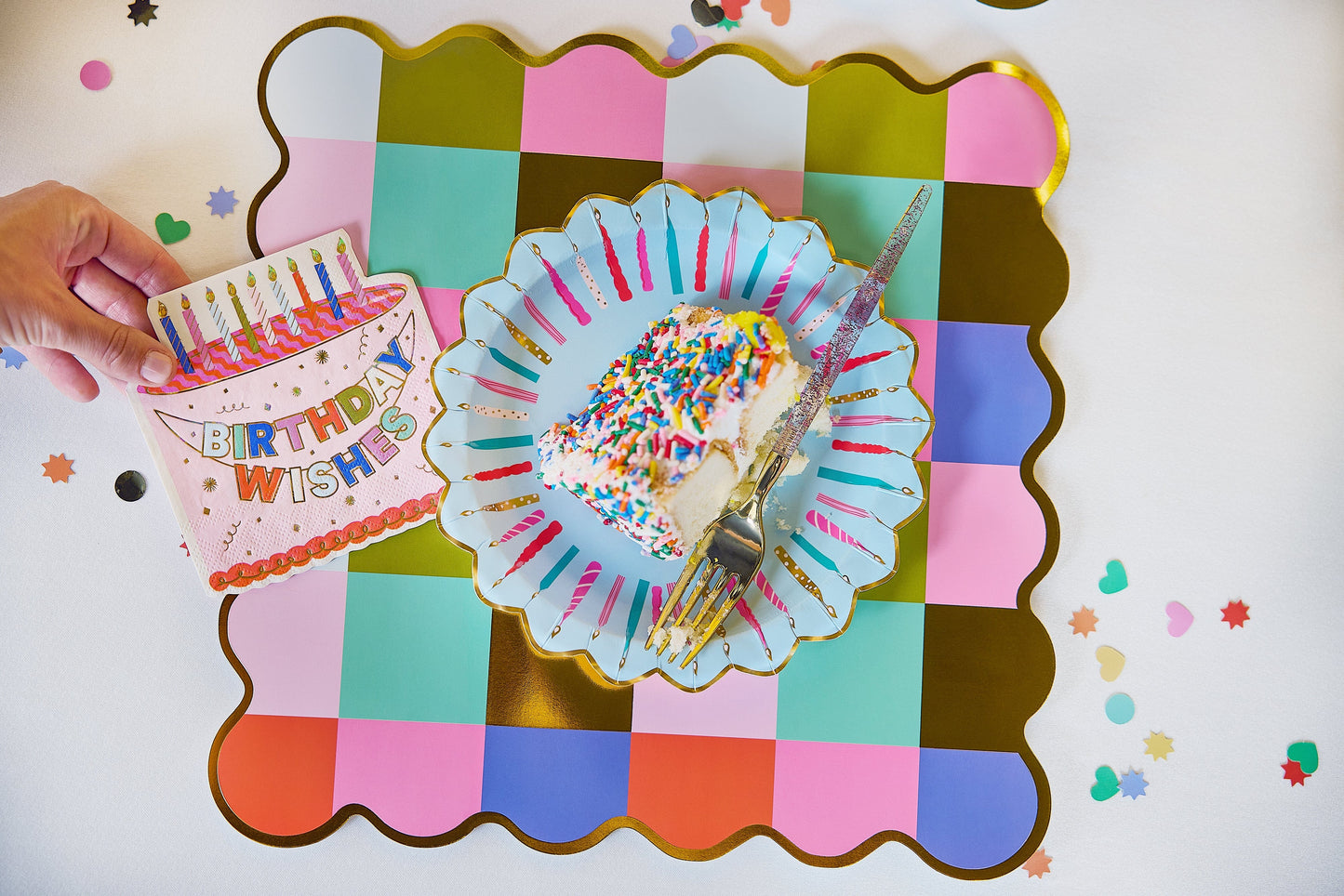 Birthday Candles Dessert Plates (10 count)