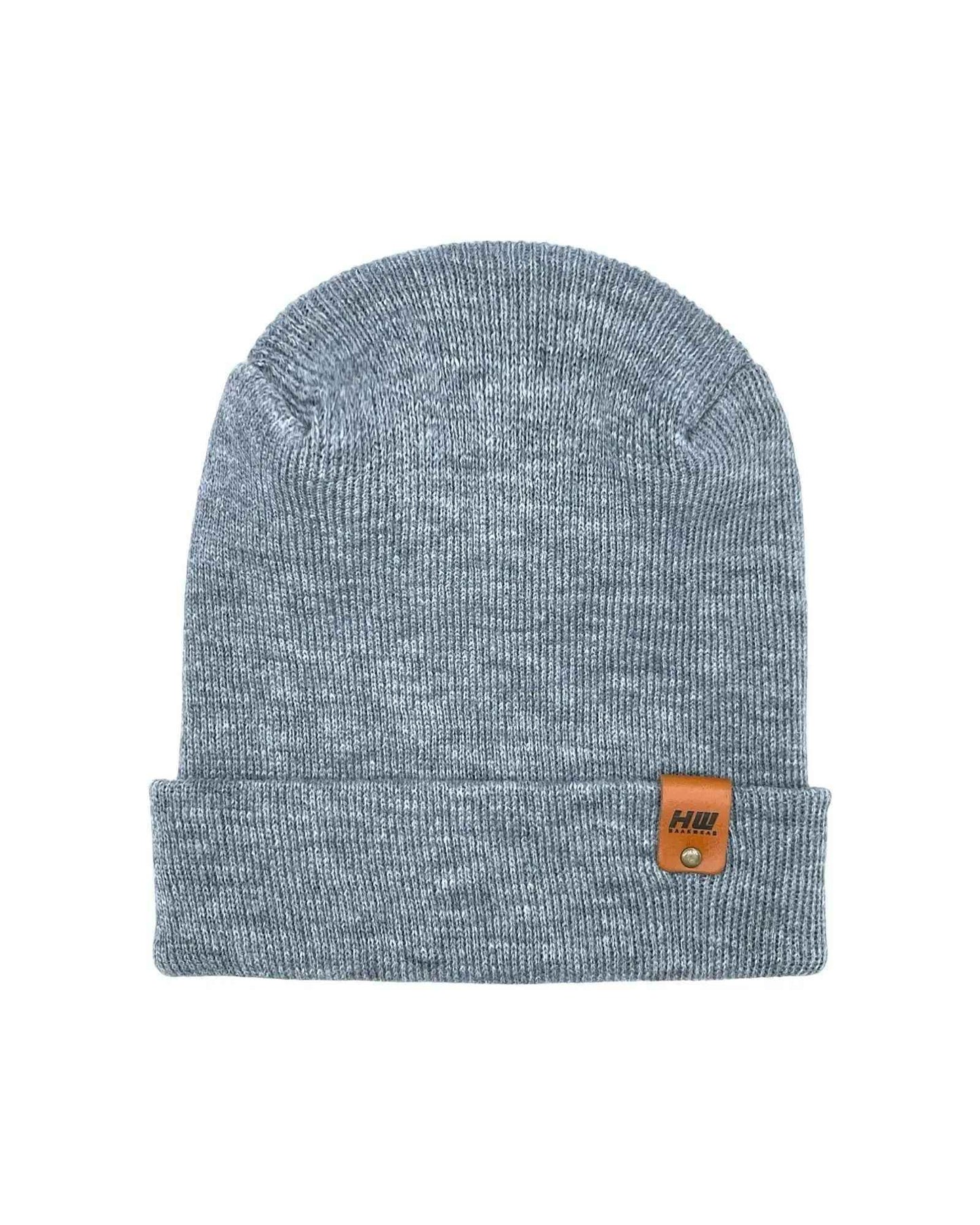 HAAKWEAR H-Stitch Cuffed Beanie - NEW Designed and Made in USA (Patented) - Koala Gray
