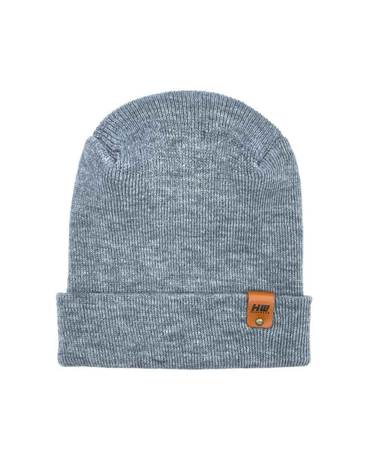 HAAKWEAR H-Stitch Cuffed Beanie - NEW Designed and Made in USA (Patented) - Koala Gray