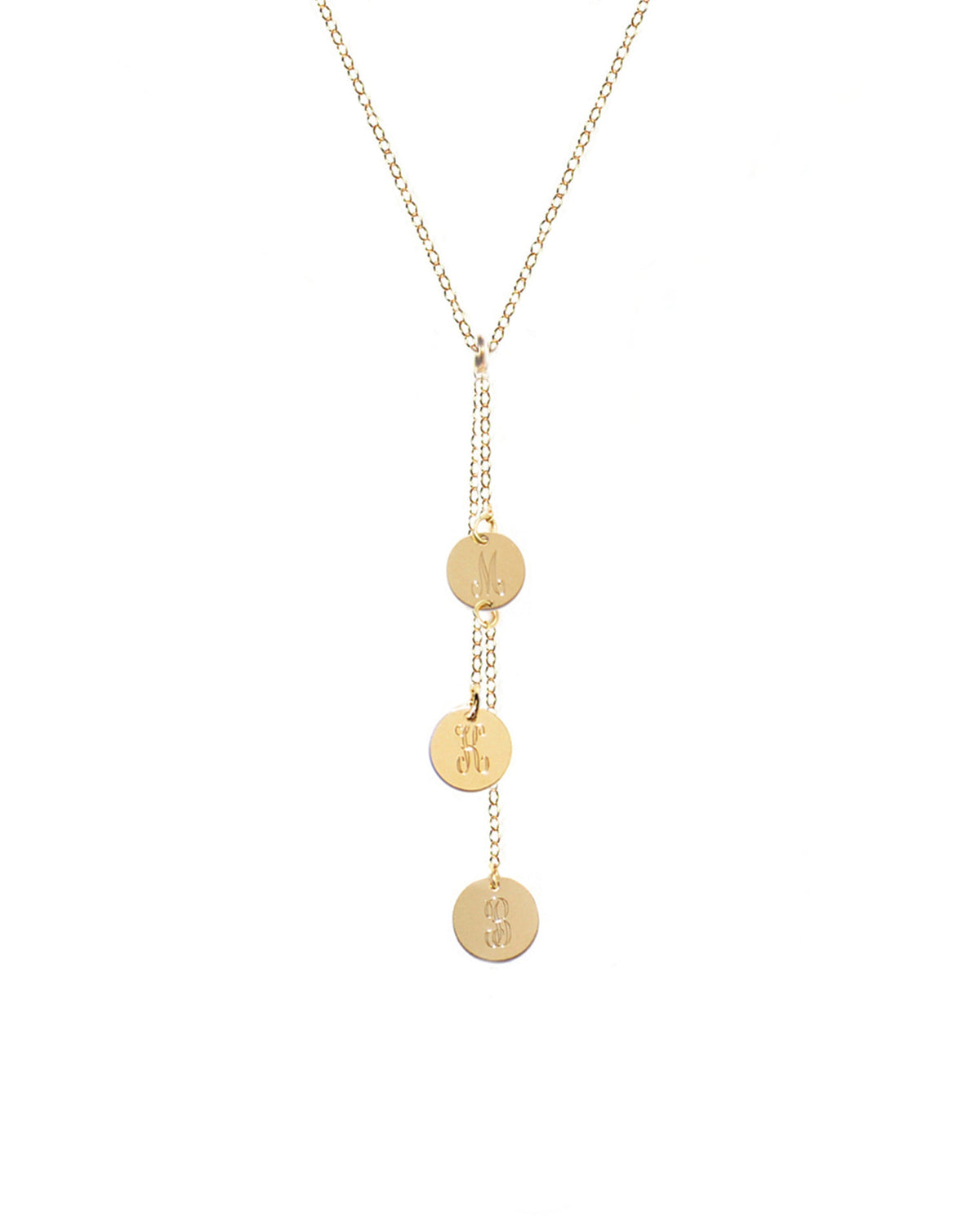 Cascade Initial Necklace