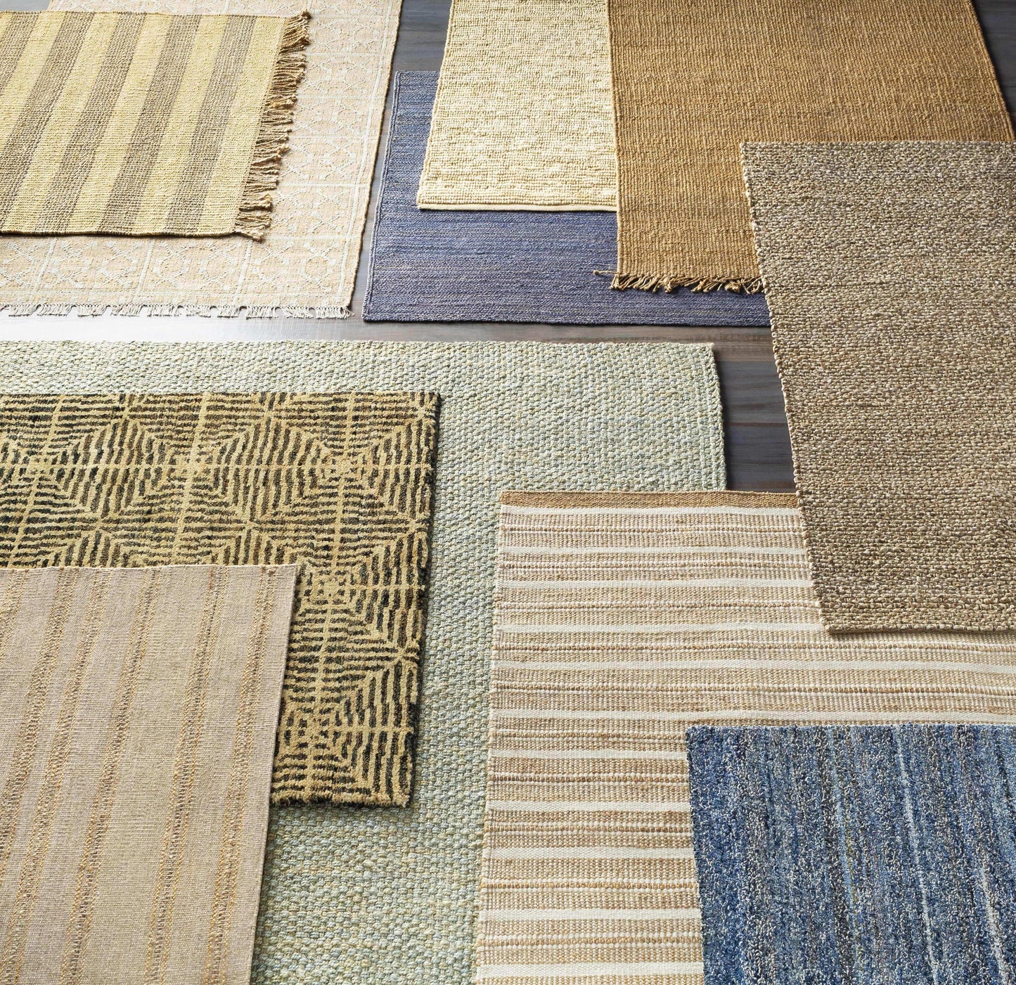Glover Bleached Braided Jute Carpet