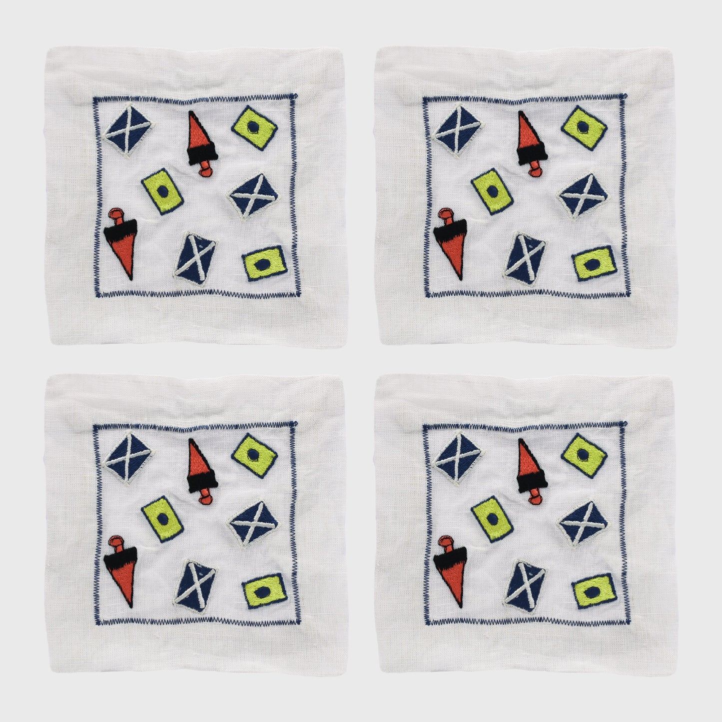 Nautical cocktail napkins