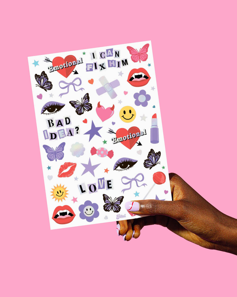 Good Idea Tats - 64 foil temporary tattoos
