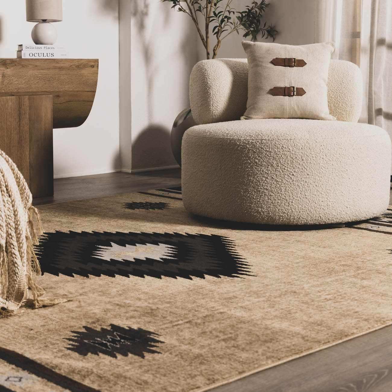 Buckhaven Brown Aztec Carpet