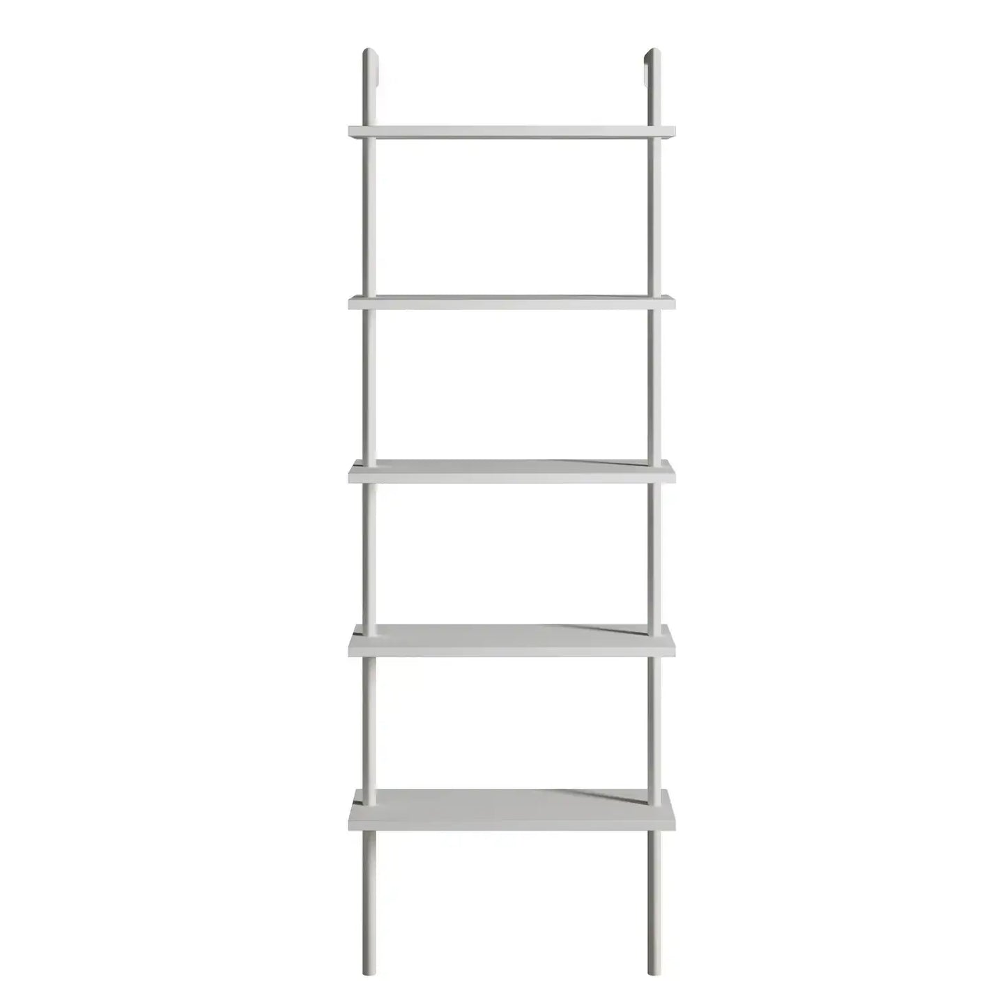 Paula 68 inches Tall Metal Manufactured Wood Accent Ladder Bookcase