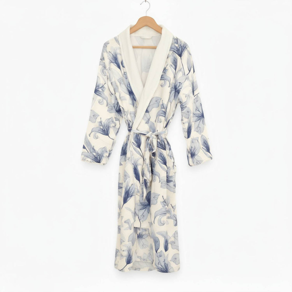Soluna – Double-Side Muslin/Terry Shawl Robe