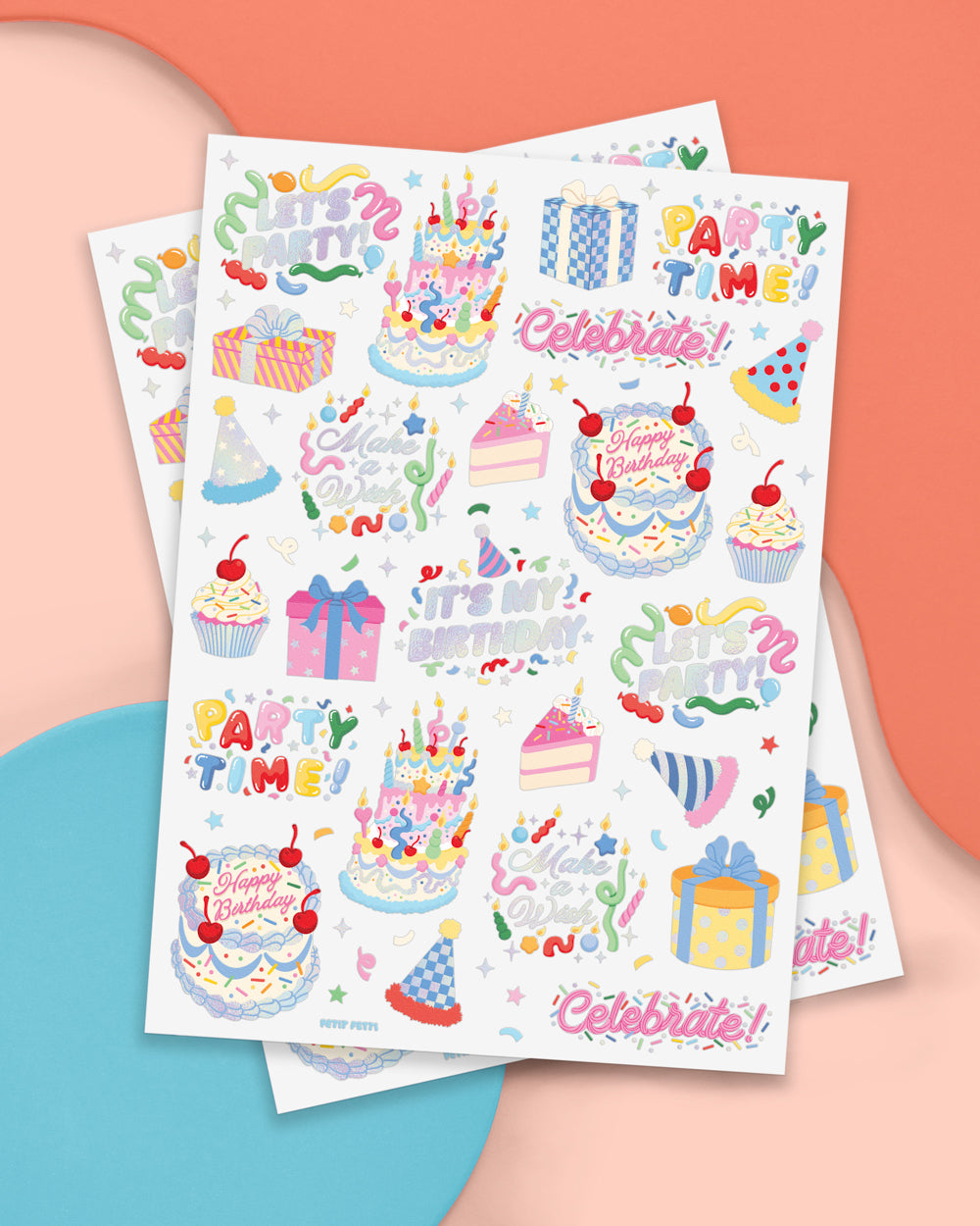 Let's Party! Tats - 50 temporary tattoos