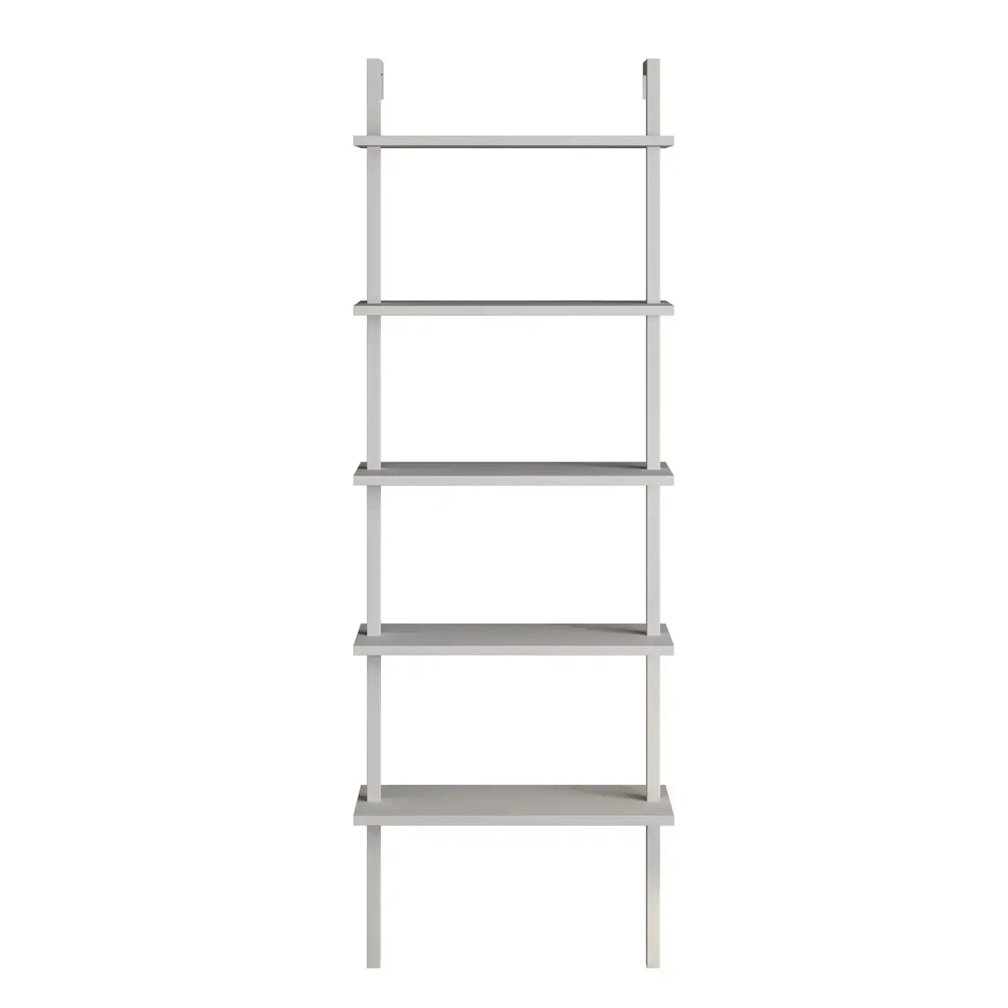 Piante 68 inches Tall Metal Manufactured Wood Accent Ladder Bookcase