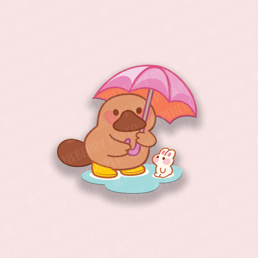 Platypus Vinyl Sticker