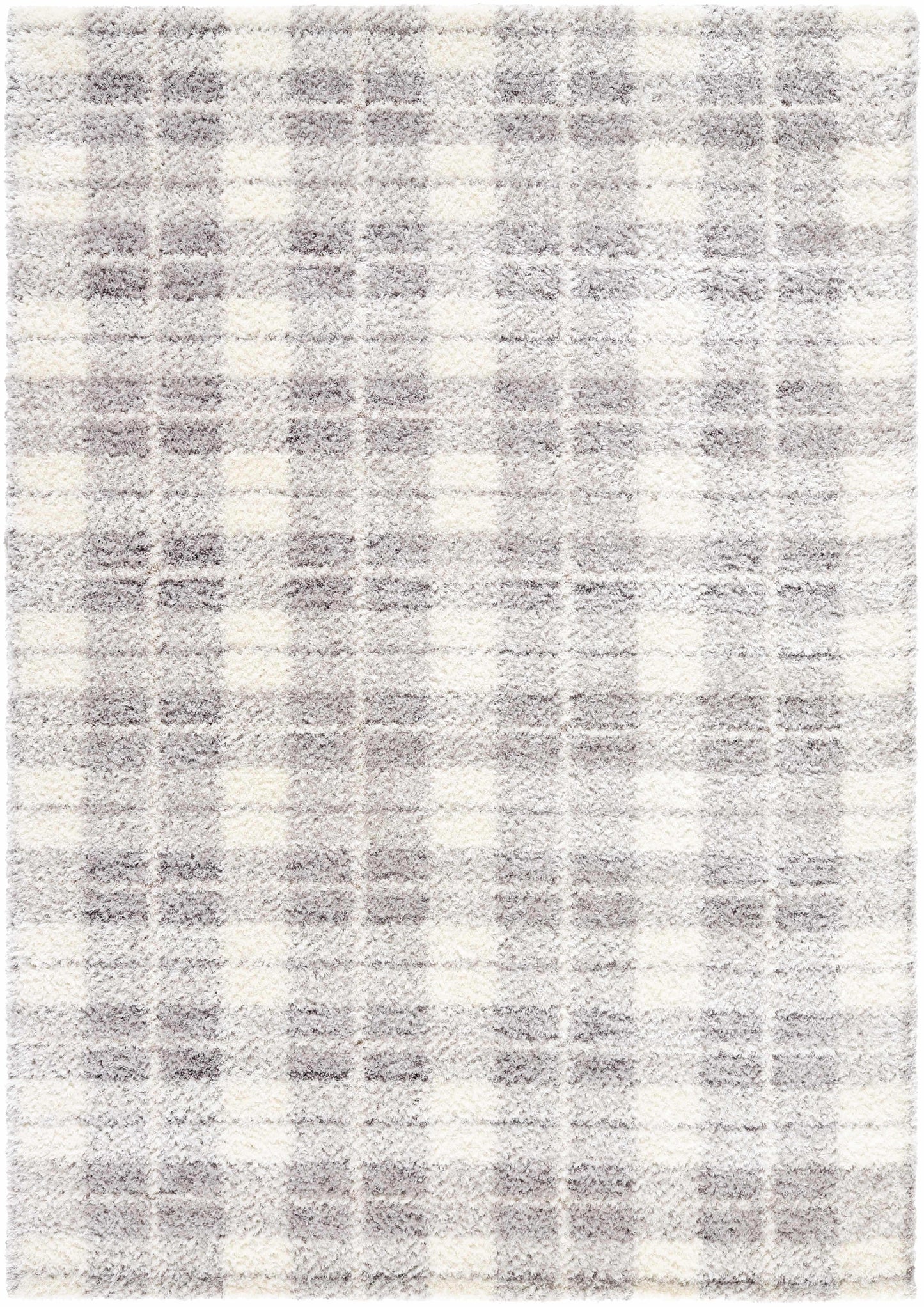 Anfisa Tan Luxe Shag Area Rug