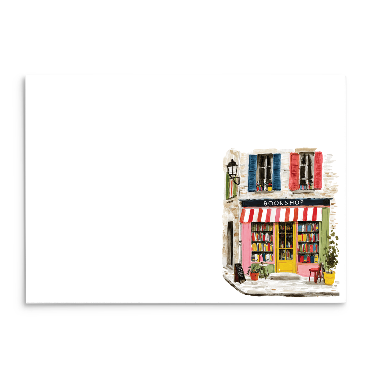 Bookstore Panel Note Cards A2