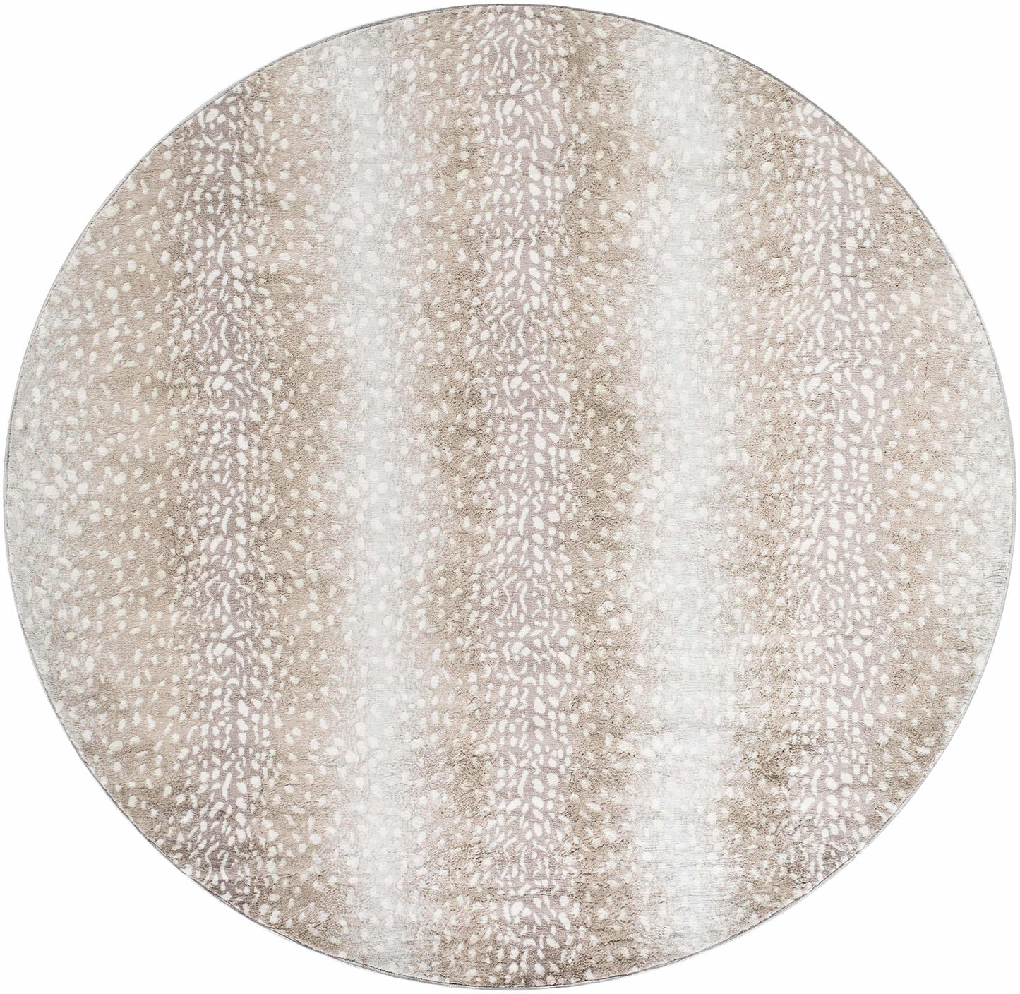 Pointblank Tan Leopard Print Rug
