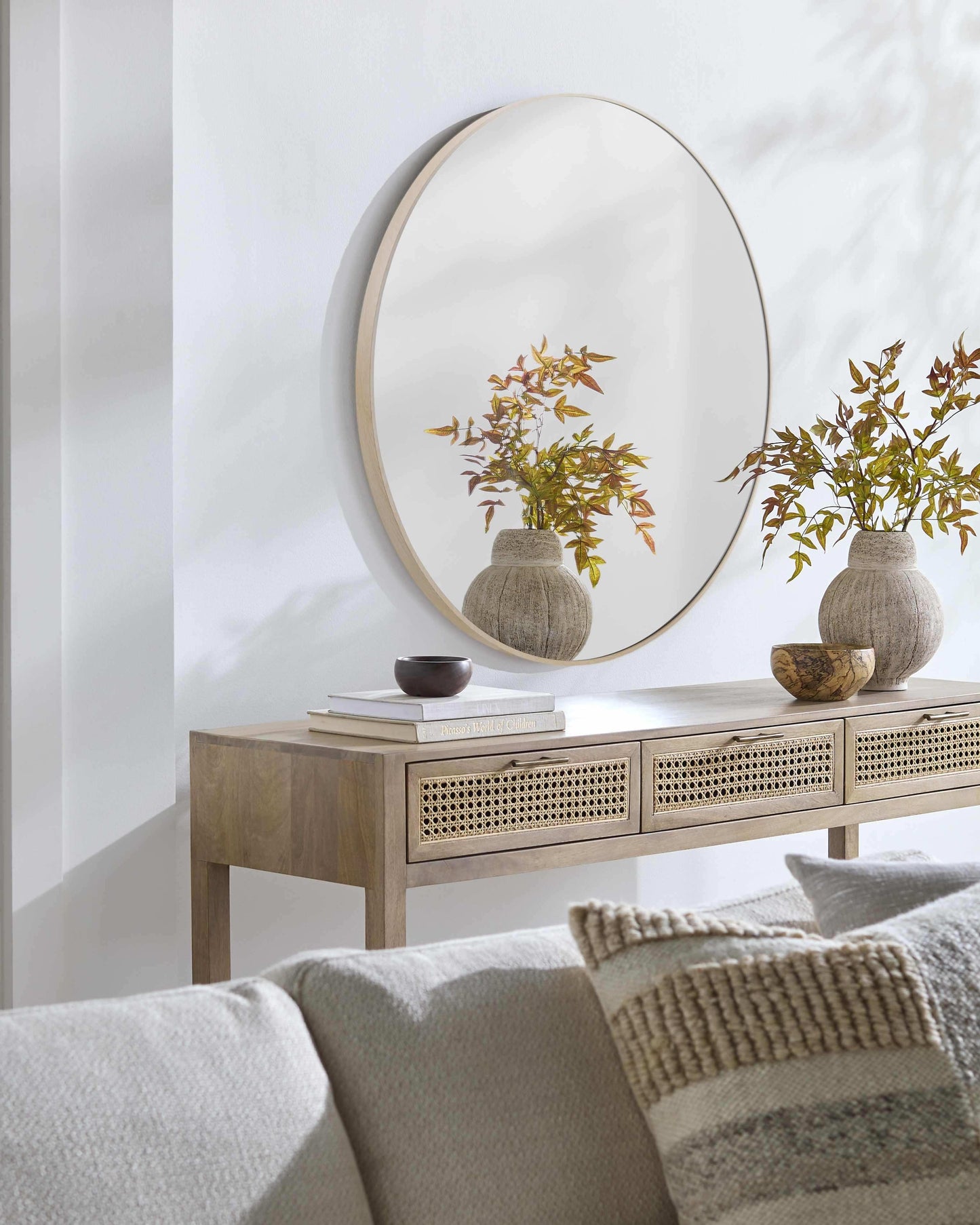 Pontalina Dark Red Mirror