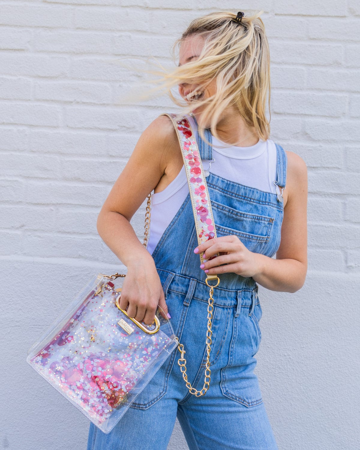 Confetti Everything Pouch & Stadium Bag Set