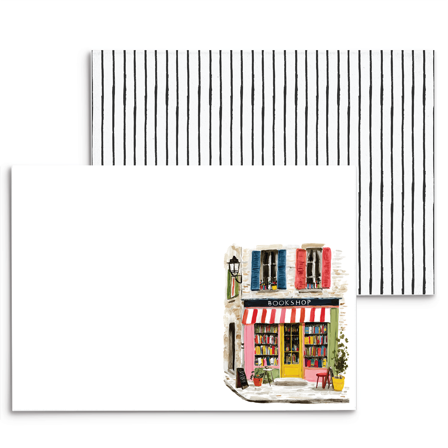 Bookstore Panel Note Cards A2