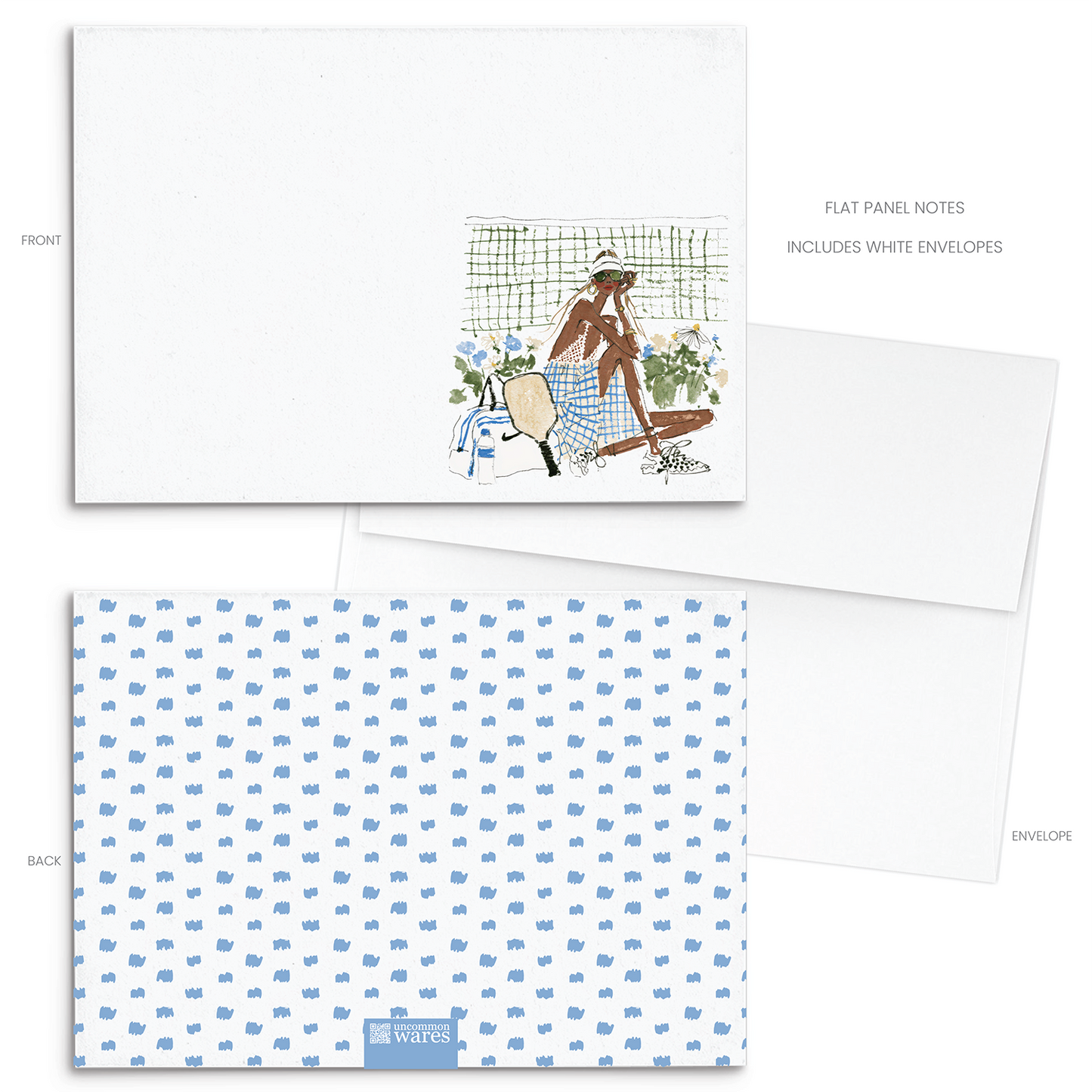 Pickleball Break Panel Note Cards A2 - 2