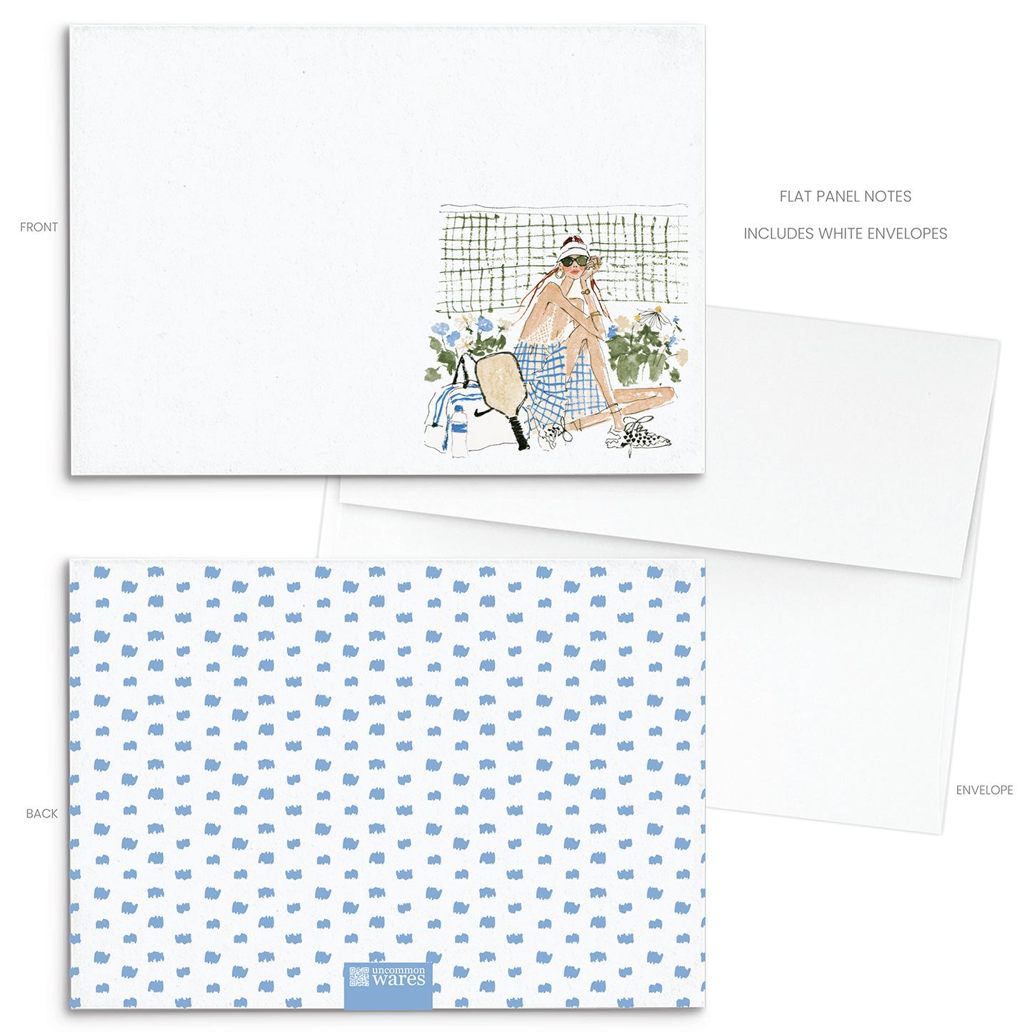 Pickleball Break Panel Note Cards A2 - 9