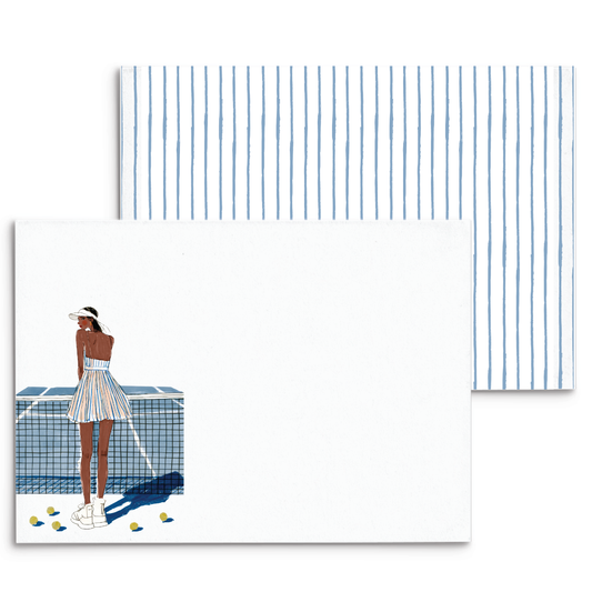Tennis Love Panel Note Cards A2 - 8