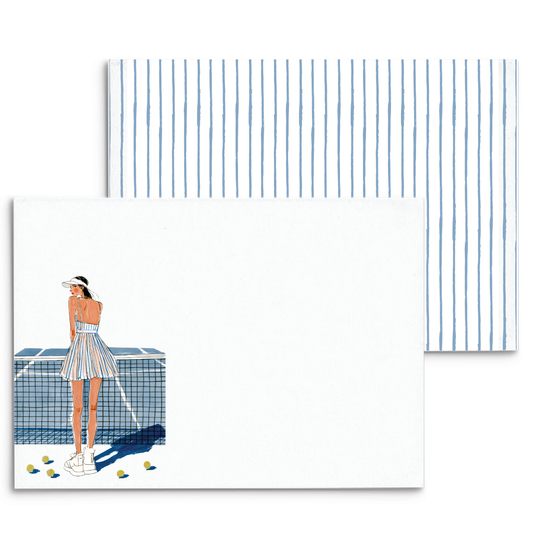 Tennis Love Panel Note Cards A2 - 7
