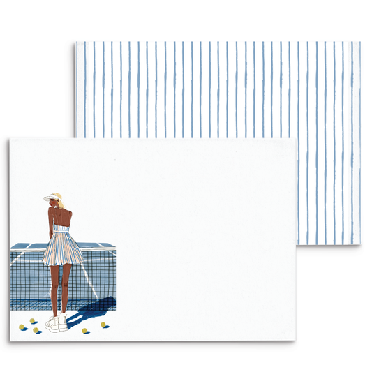 Tennis Love Panel Note Cards A2 - 4