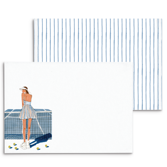 Tennis Love Panel Note Cards A2 - 5