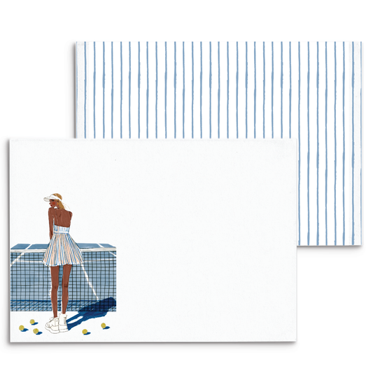 Tennis Love Panel Note Cards A2 - 2