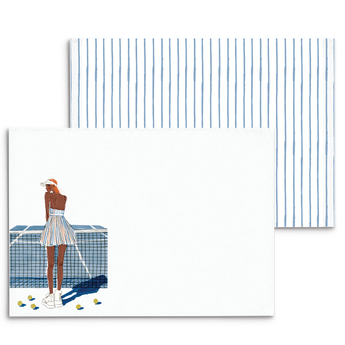 Tennis Love Panel Note Cards A2 - 10
