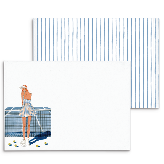 Tennis Love Panel Note Cards A2 - 9