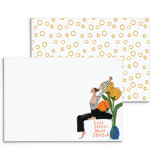 Yoga Stretch Panel Note Cards A2 - 5