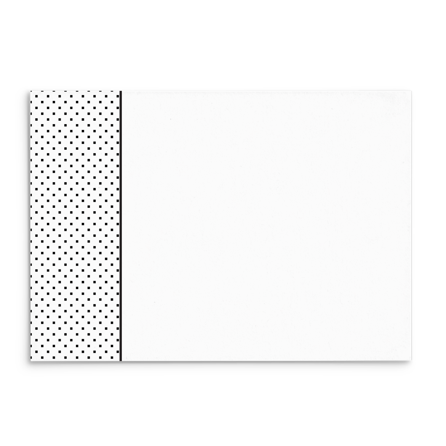 Mod Panel Note Cards A2 - "Beatrice" - Black and White