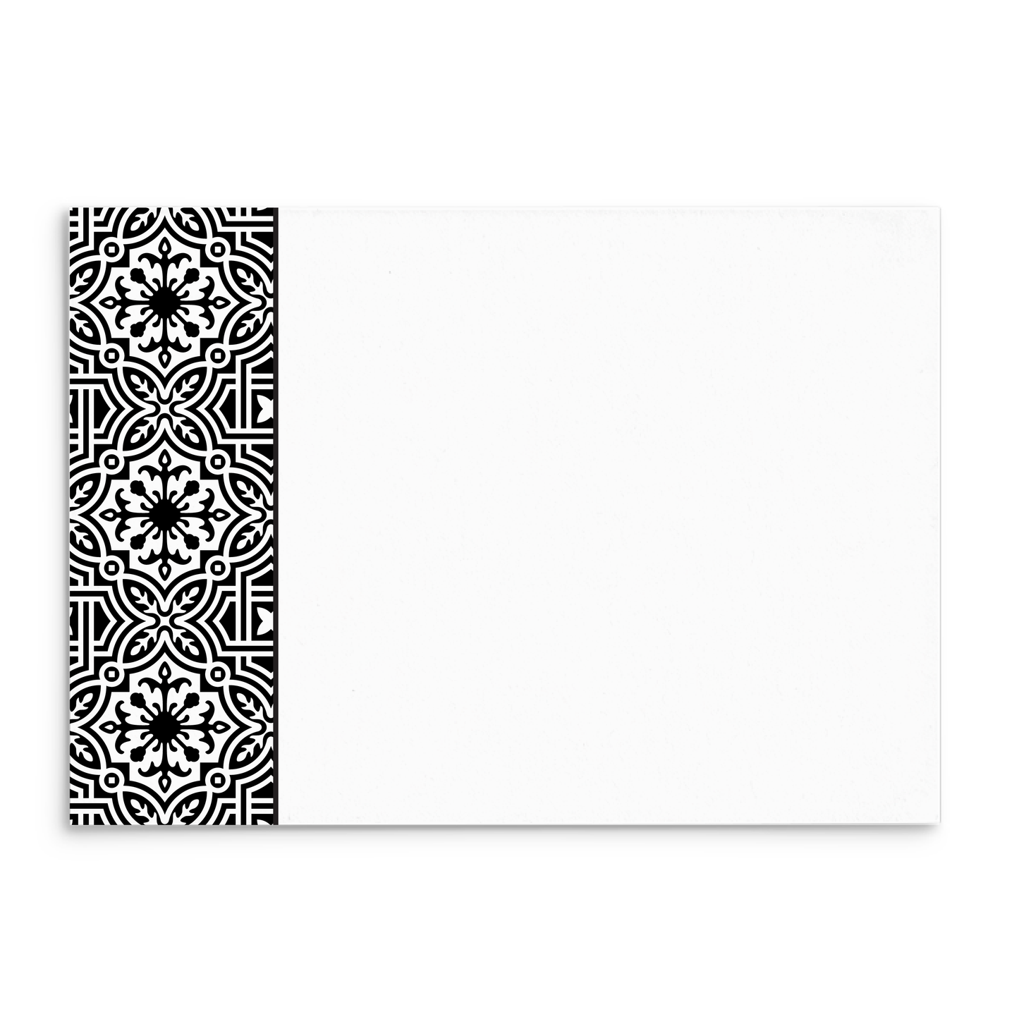 Mod Panel Note Cards A2 - "Camden" - Black and White