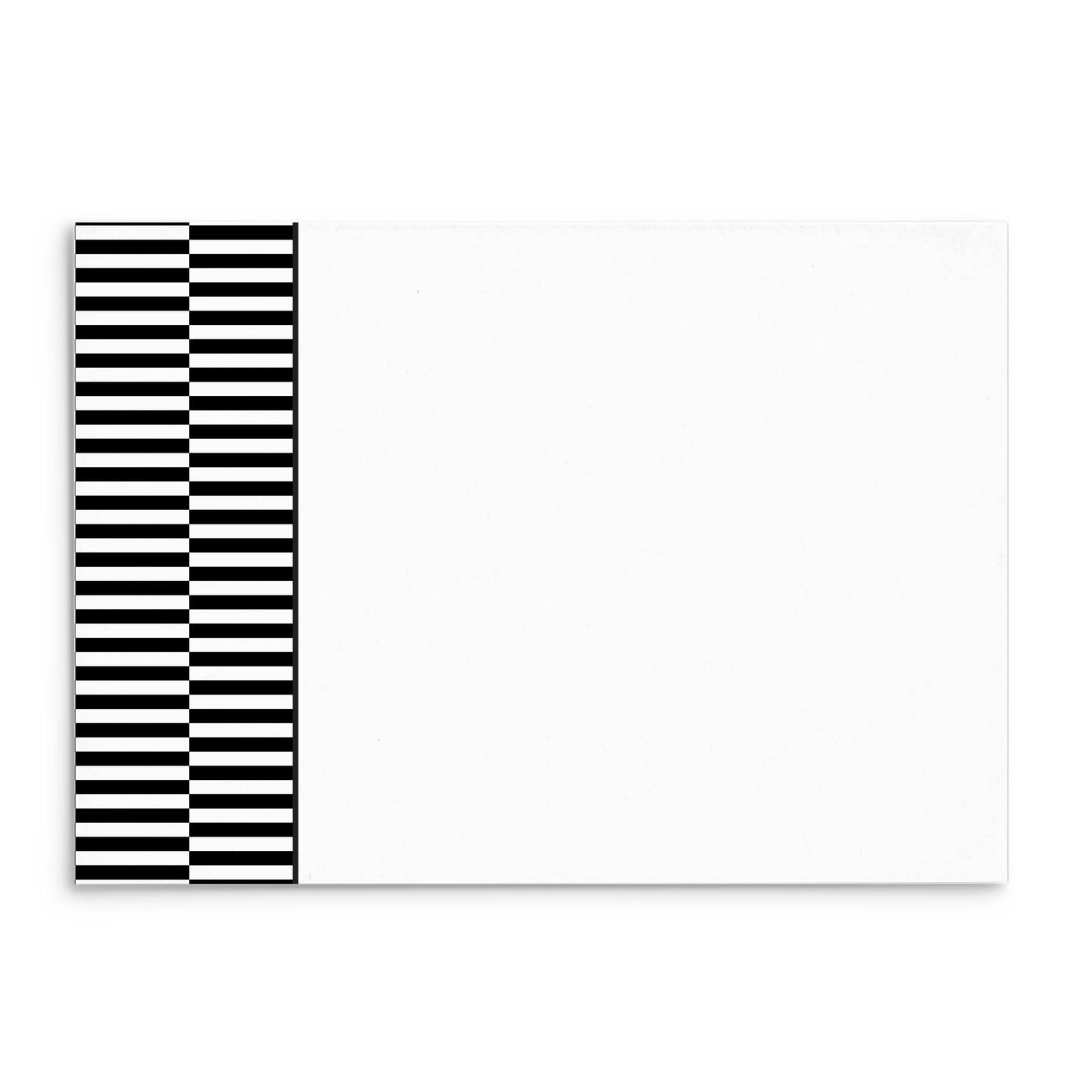 Mod Panel Note Cards A2 - "Copeland" - Black and White