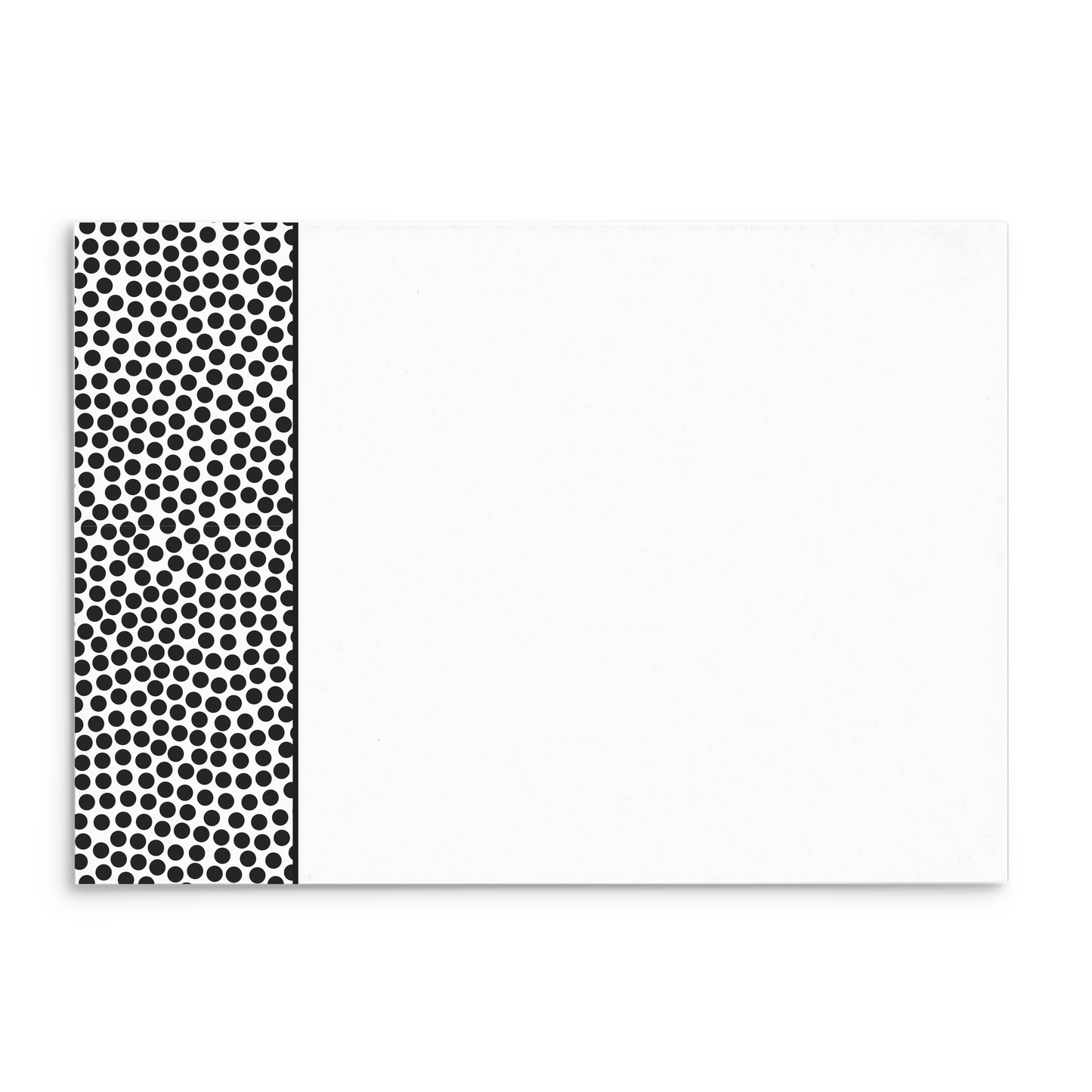 Mod Panel Note Cards A2 - "Everly" - Black and White