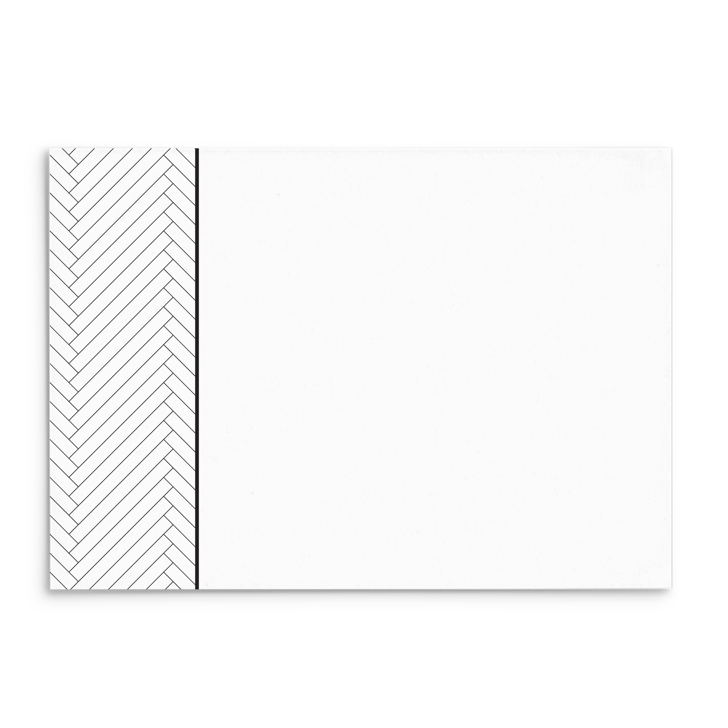 Mod Panel Note Cards A2 - "Harrington" - Black and White