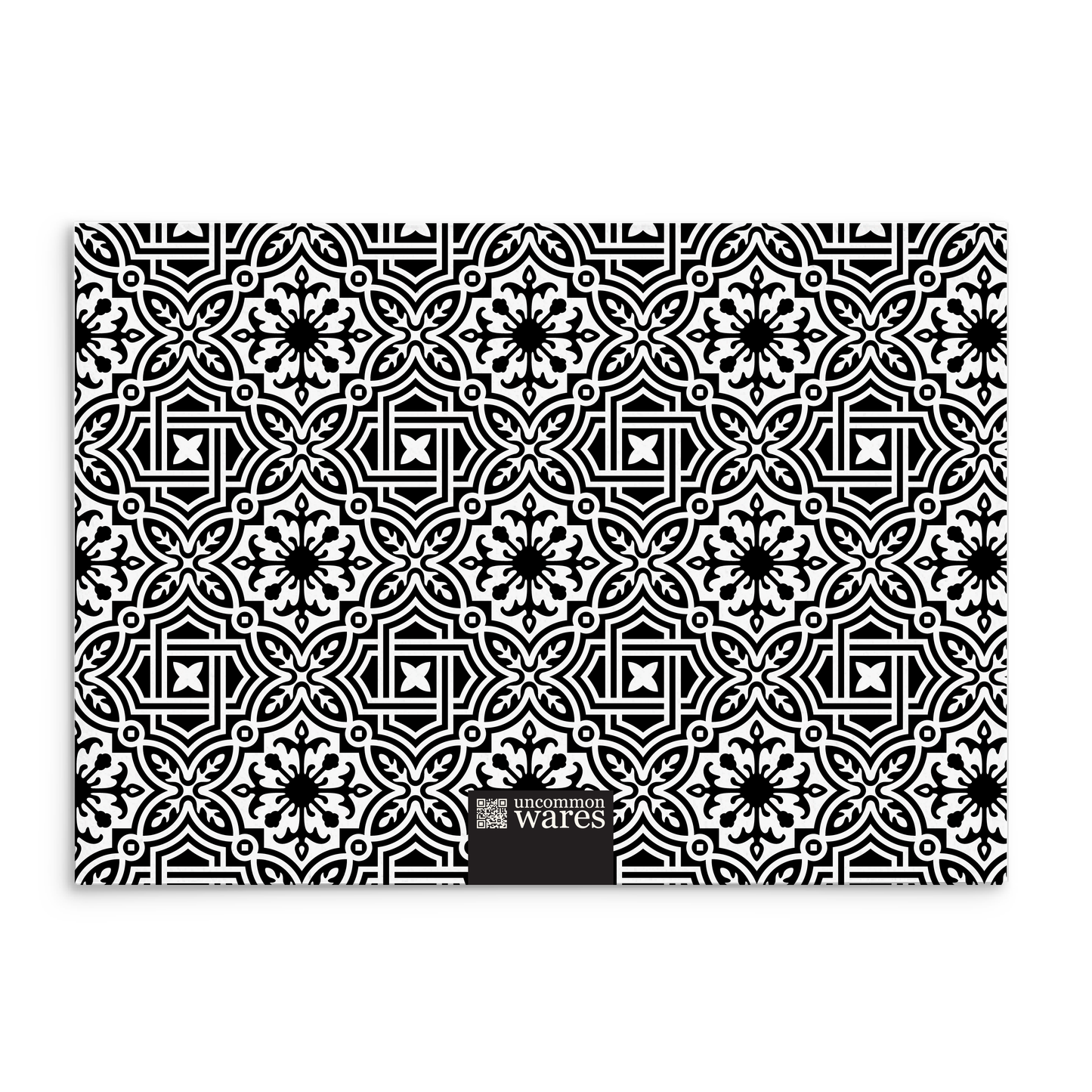 Mod Panel Note Cards A2 - "Camden" - Black and White