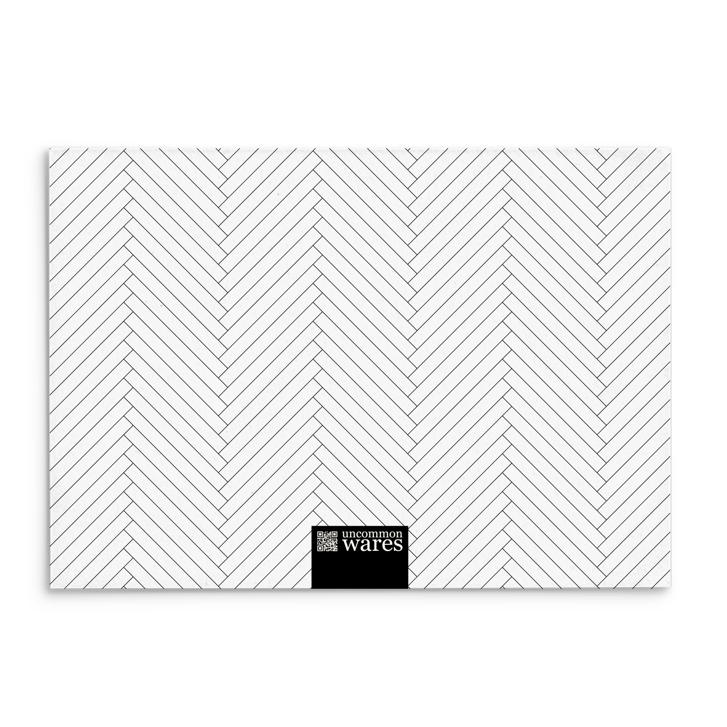 Mod Panel Note Cards A2 - "Harrington" - Black and White