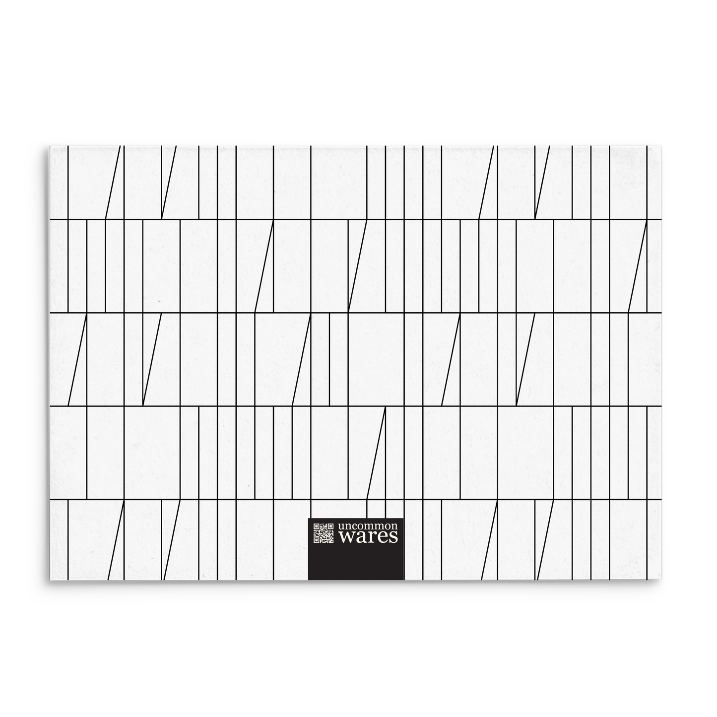 Mod Panel Note Cards A2 - "Lloyd" - Black and White