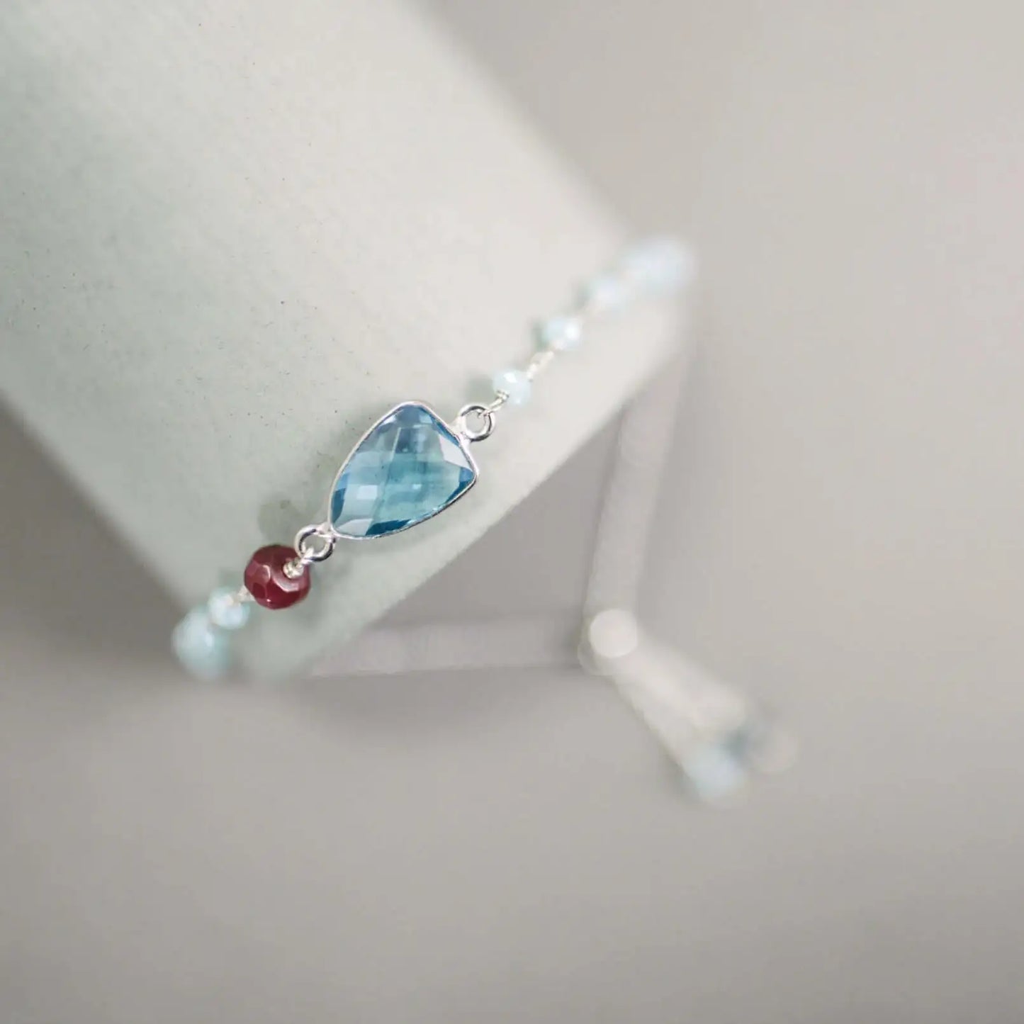 Green Amethyst Gold Isla Bracelet
