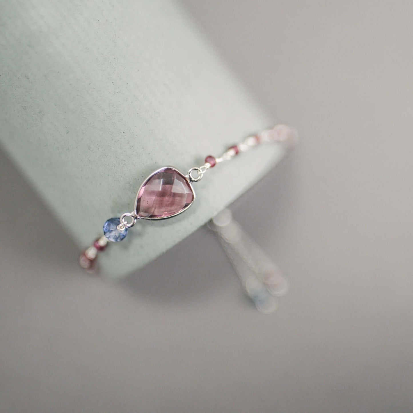 London Blue Quartz Silver Isla Bracelet