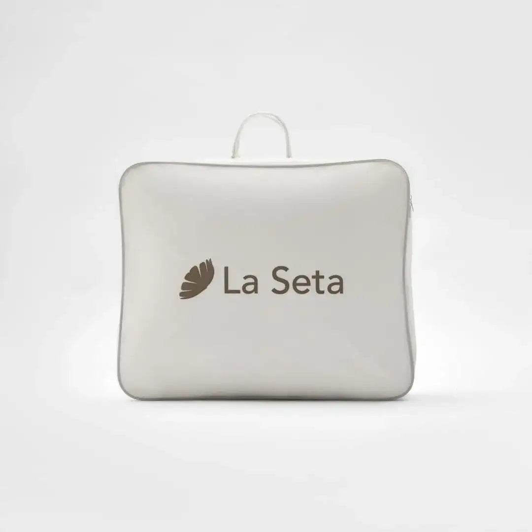 All Season Silk Filled Comforter with Cotton Shell