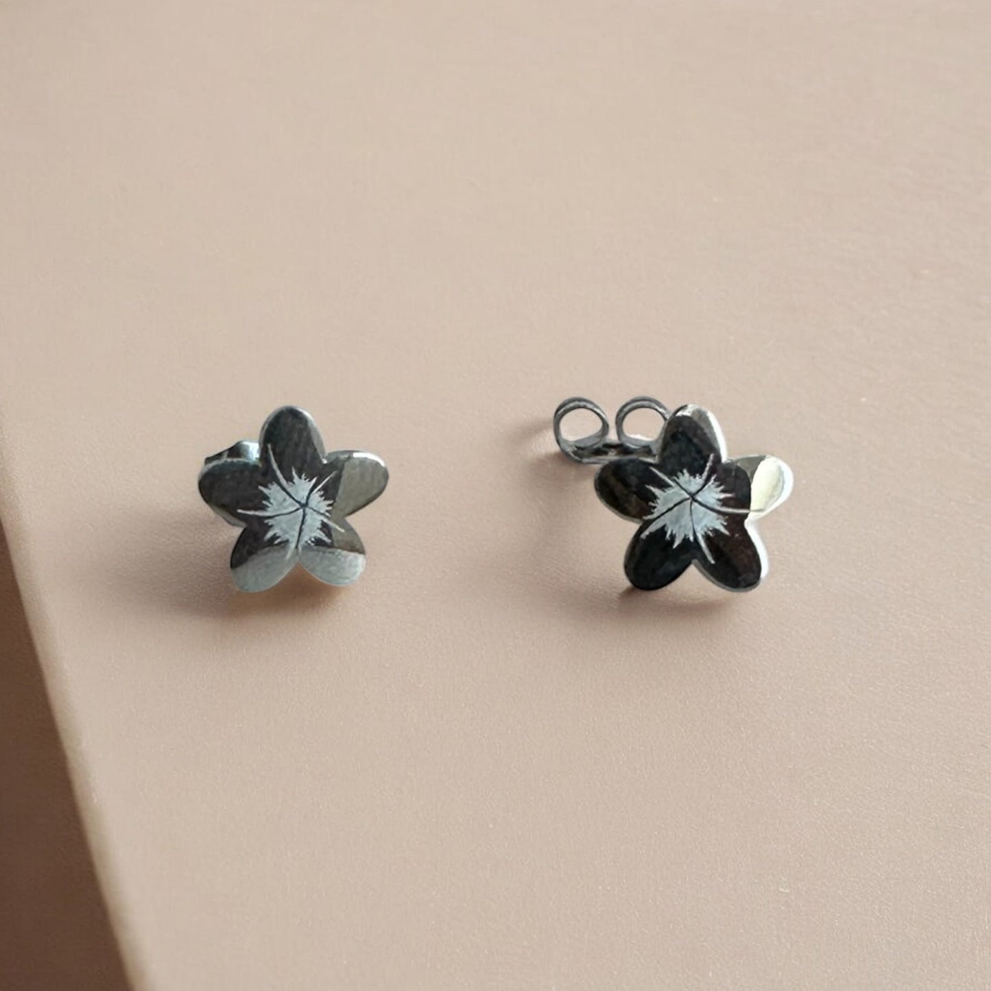 Plumeria Flower Studs