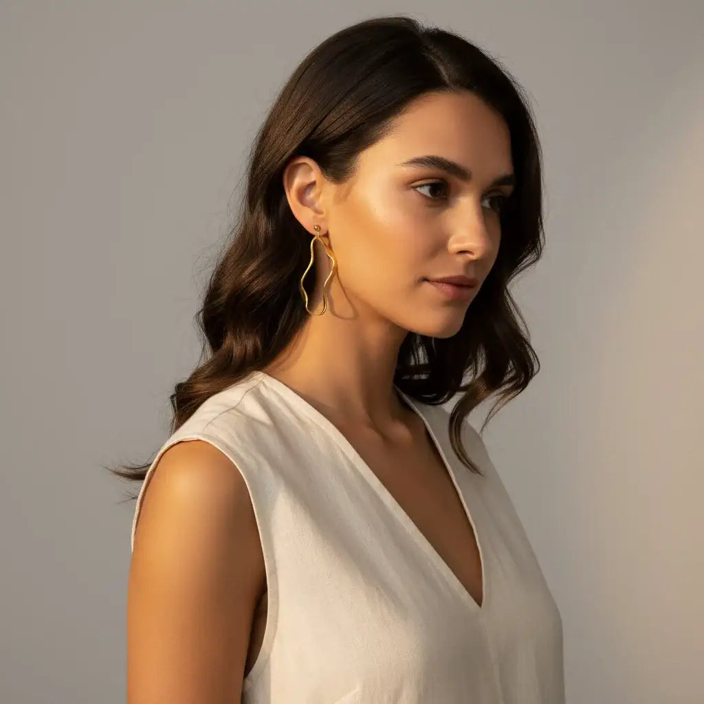 puddle earrings