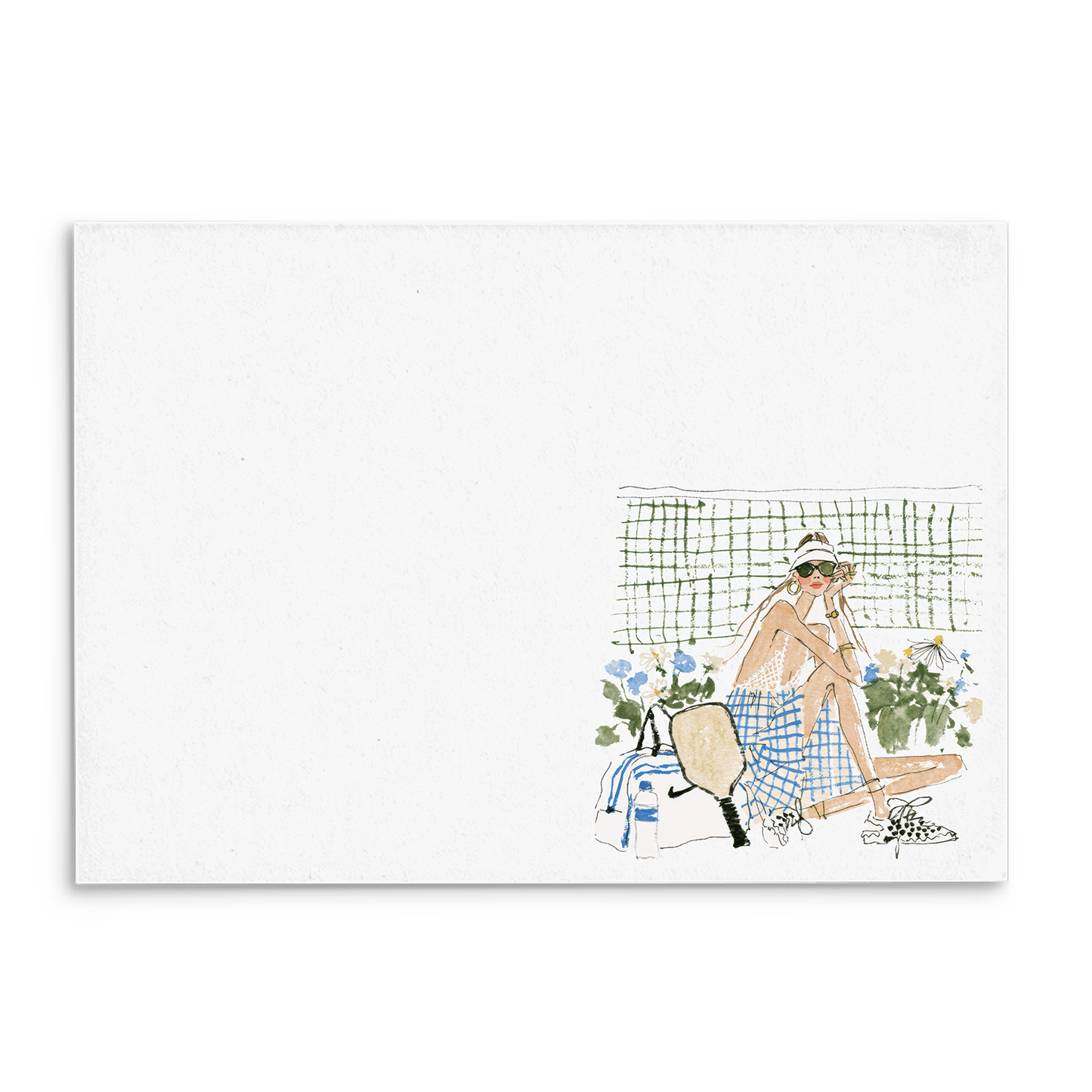 Pickleball Break Panel Note Cards A2 - 1
